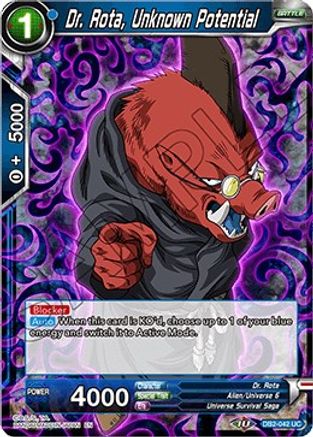 Dr. Rota, Unknown Potential (DB2-042) - Draft Box 05  Divine Multiverse