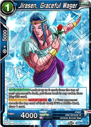 Jirasen, Graceful Wager (DB2-049) - Draft Box 05  Divine Multiverse