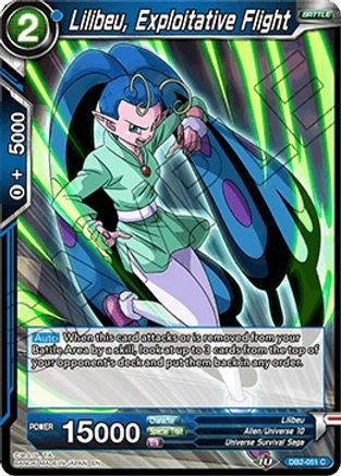 Lilibeu, Exploitative Flight (DB2-051) - Draft Box 05  Divine Multiverse