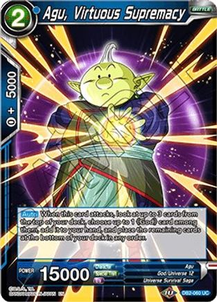 Agu, Virtuous Supremacy (DB2-060) - Draft Box 05  Divine Multiverse Foil