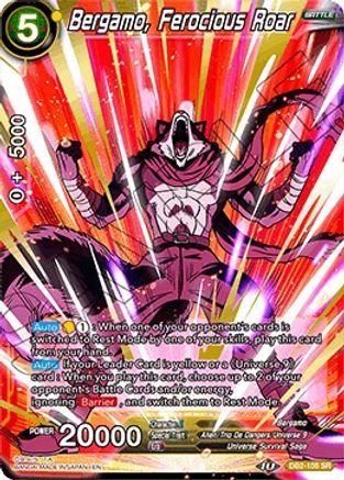 Bergamo, Ferocious Roar (DB2-108) - Draft Box 05  Divine Multiverse