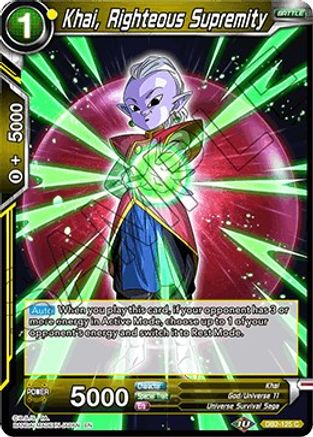 Khai, Righteous Supremity (DB2-125) - Draft Box 05  Divine Multiverse Foil