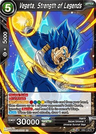 Vegeta, Strength of Legends (DB2-133) - Draft Box 05  Divine Multiverse