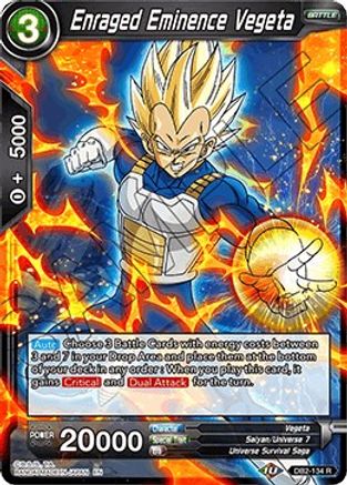 Enraged Eminence Vegeta (DB2-134) - Draft Box 05  Divine Multiverse
