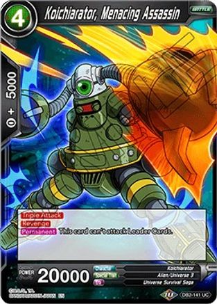 Koichiarator, Menacing Assassin (DB2-141) - Draft Box 05  Divine Multiverse Foil