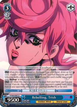 Rebelling, Trish (JJ/S66-E087 U) - JoJo's Bizarre Adventure: Golden Wind
