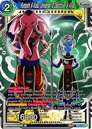 Rumsshi & Kusu, Universe 10 Destroyer & Angel (DB2-173) - Draft Box 05  Divine Multiverse