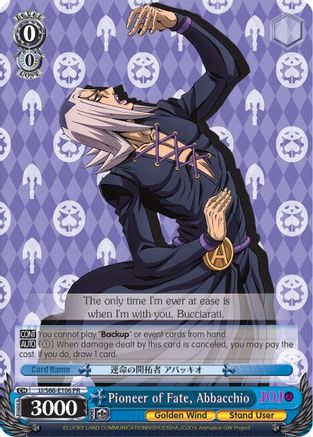 Pioneer of Fate, Abbacchio (JJ/S66-E106 PR) - JoJo's Bizarre Adventure: Golden Wind