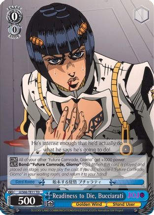 Readiness to Die, Bucciarati (JJ/S66-TE11 TD) - JoJo's Bizarre Adventure: Golden Wind