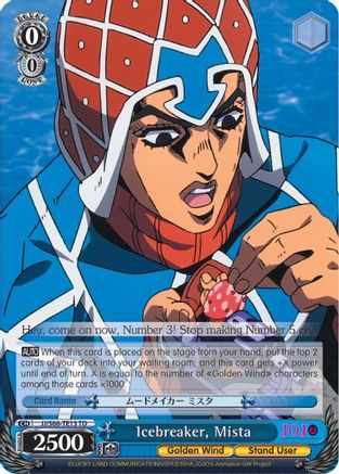 Icebreaker, Mista (JJ/S66-TE13 TD) - JoJo's Bizarre Adventure: Golden Wind