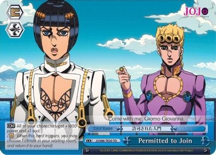 Permitted to Join (JJ/S66-TE20 TD) - JoJo's Bizarre Adventure: Golden Wind