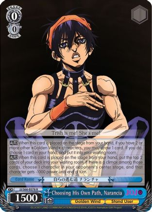 Choosing His Own Path, Narancia (JJ/S66-E078 R) - JoJo's Bizarre Adventure: Golden Wind