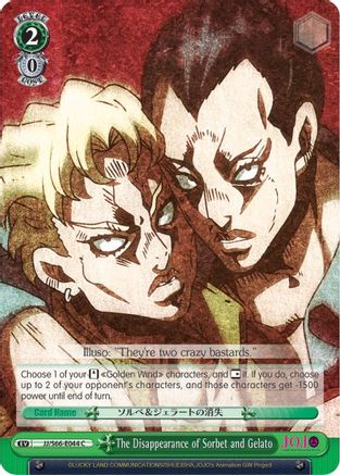 The Disappearance of Sorbet and Gelato (JJ/S66-E044 C) - JoJo's Bizarre Adventure: Golden Wind