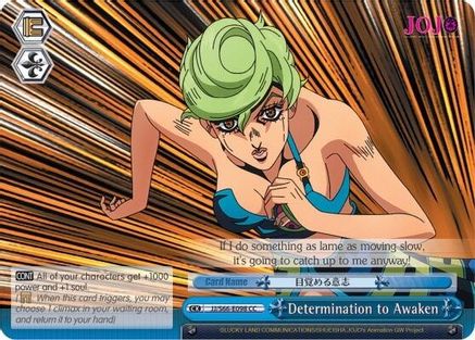 Determination to Awaken (JJ/S66-E098 CC) - JoJo's Bizarre Adventure: Golden Wind