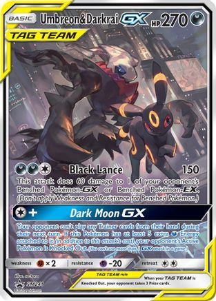 Umbreon & Darkrai GX SM241  - Holofoil SM Promos - Promo