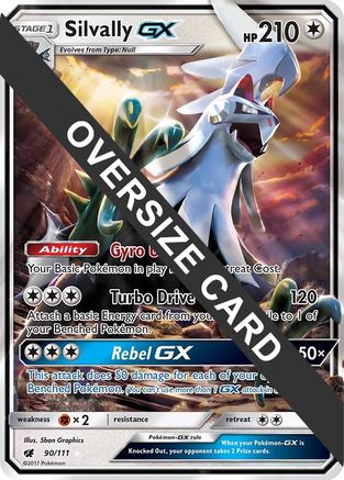 Silvally GX 090/111  - Holofoil Jumbo Cards - Promo
