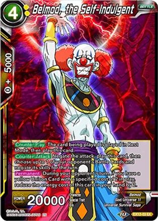 Belmod, the Self-Indulgent (EX12-03) - Expansion Deck Box Set 12 Universe 11 Unison Foil