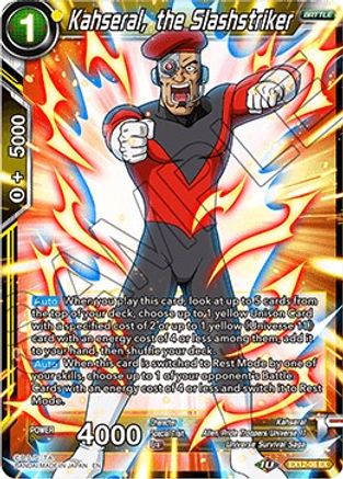 Kahseral, the Slashstriker (EX12-06) - Expansion Deck Box Set 12 Universe 11 Unison