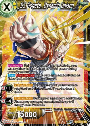 SS Gogeta, Dynamic Unison (BT10-095) - Rise of the Unison Warrior