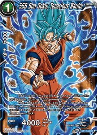 SSB Son Goku, Tenacious Warrior (SD12-03) - Rise of the Unison Warrior