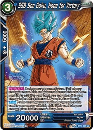 SSB Son Goku, Hope for Victory (BT10-036) - Rise of the Unison Warrior