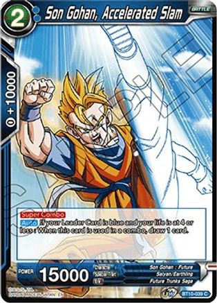 Son Gohan, Accelerated Slam (BT10-039) - Rise of the Unison Warrior Foil