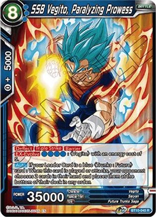 SSB Vegito, Paralyzing Prowess (BT10-045) - Rise of the Unison Warrior Foil