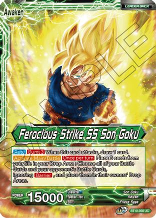 Son Goku // Ferocious Strike SS Son Goku (BT10-060) - Rise of the Unison Warrior