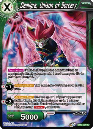 Demigra, Unison of Sorcery (BT10-064) - Rise of the Unison Warrior Foil