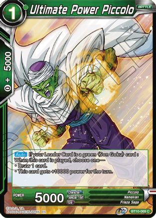 Ultimate Power Piccolo (BT10-069) - Rise of the Unison Warrior Foil