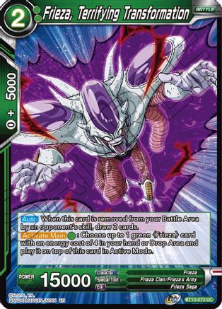 Frieza, Terrifying Transformation (BT10-073) - Rise of the Unison Warrior