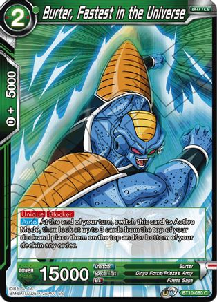 Burter, Fastest in the Universe (BT10-080) - Rise of the Unison Warrior