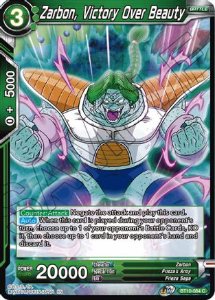 Zarbon, Victory Over Beauty (BT10-084) - Rise of the Unison Warrior