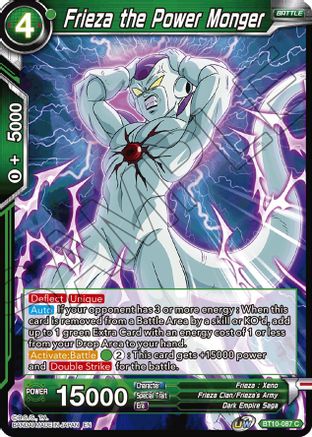 Frieza the Power Monger (BT10-087) - Rise of the Unison Warrior Foil
