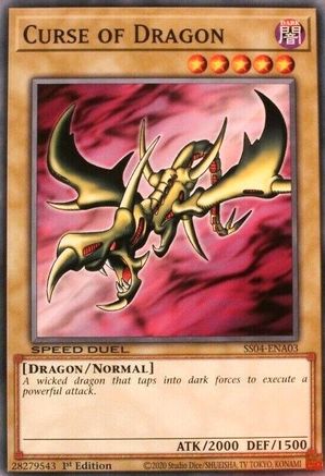 Curse of Dragon (SS04-ENA03) - Speed Duel Decks: Match of the Millennium 1st Edition
