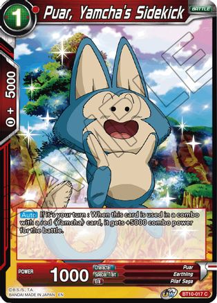 Puar, Yamcha's Sidekick (BT10-017) - Rise of the Unison Warrior Foil