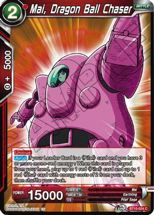 Mai, Dragon Ball Chaser (BT10-024) - Rise of the Unison Warrior