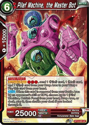Pilaf Machine, the Master Bot (BT10-025) - Rise of the Unison Warrior