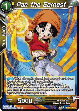 Pan the Earnest (BT10-103) - Rise of the Unison Warrior