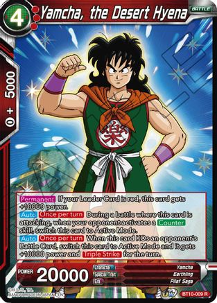 Yamcha, the Desert Hyena (BT10-009) - Rise of the Unison Warrior Foil