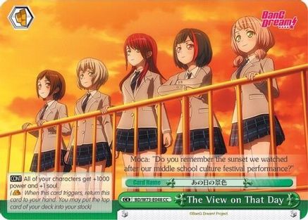 The View on That Day (BD/W73-E048 CC) - BanG Dream! Vol.2