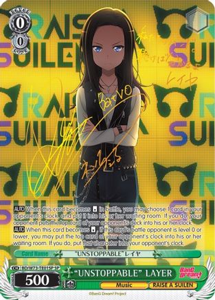 "UNSTOPPABLE" LAYER (SP) (BD/W73-TE01SP SP) - BanG Dream! Vol.2