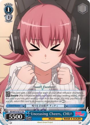 Unceasing Cheers, CHU² (BD/W73-TE17 TD) - BanG Dream! Vol.2