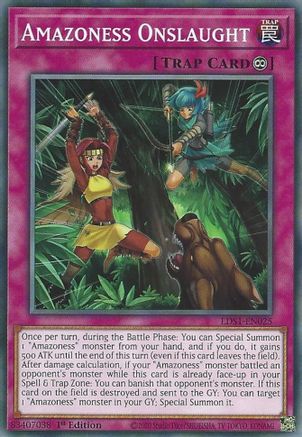 Amazoness Onslaught (LDS1-EN025) - Legendary Duelists: Season 1 1st Edition