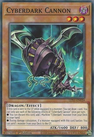 Cyberdark Cannon (LDS1-EN034) - Legendary Duelists: Season 1 1st Edition