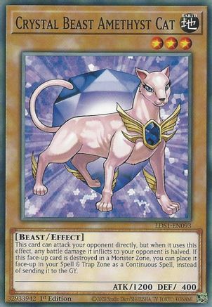 Crystal Beast Amethyst Cat (LDS1-EN093) - Legendary Duelists: Season 1 1st Edition