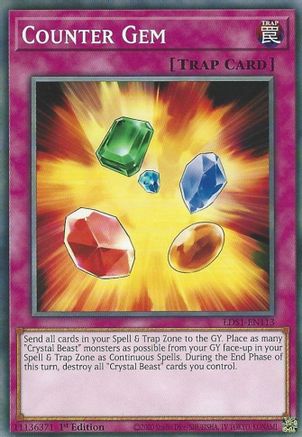 Counter Gem (LDS1-EN113) - Legendary Duelists: Season 1 1st Edition