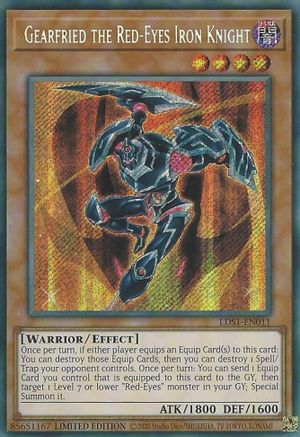 Gearfried the Red-Eyes Iron Knight (LDS1-EN011) - Legendary Duelists: Season 1 Limited