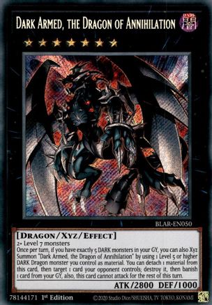 Dark Armed, the Dragon of Annihilation (BLAR-EN050) - Battles of Legend: Armageddon 1st Edition