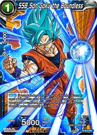 SSB Son Goku the Boundless (P-217) - Promotion Cards
